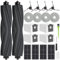 DrRobor Pièces de Rechange pour Dreame X40 Ultra, X40 Ultra Complete et L40 Ultra Aspirateurs Robots | 2 Brosses Principales, 4 Sacs à Poussière, 4 Filtres Hepa, 4 Brosses Latérales, 4 Serpillères