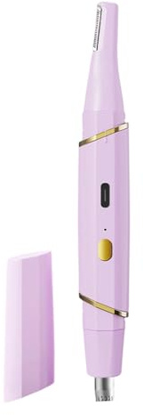 Maquinilla De Afeitar Para Cejas - Dispositivo De Aseo De Seguridad Recargable Por USB | Recortador De Pelo De Nariz De Doble Cabeza | Recortadora Eléctrica Para Familia, Mujeres, Hombres, Viajes, Hog
