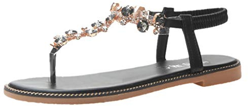 Sandaler, damer, elegant, platt, tåsandaler, damer, sommar, strass, romerska sandaler, T-remmar, strandskor, öppen tå, andas, utomhussandaler, mode, fritidssandaler, bekväma kvällsskor, mjuka flip