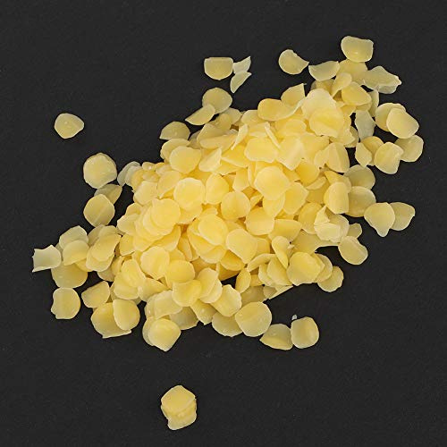Riuulity Cera D'api Pura per Uso Alimentare per Prodotti per la Cura e Cosmetici 500 G Bianca/gialla per la Produzione di Lozioni e Balsami (YELLOW)