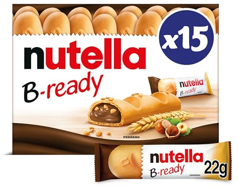 Nutella Biscuits fourrés à la pâte à tartiner aux noisettes et cacao - Les 15 pièces, 330g