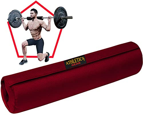 Barbell Pad by Athletics Gear – Great for Weight Lifting, Squats, Lunges & Hip Thrusts - Neck & Shoulder Protective Pad Support