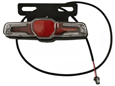 VUIUYOIES 3-in-1 Electric Bike LED Warning Taillight Ebike Indicator Rear Rack Night Light Turn Signal High Brightness Bicycles