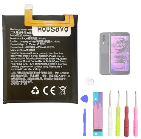 Aousavo S62 PRO Replacement Battery Compatible with Caterpillar CAT S62 Pro Smartphone APP00317 with Tool Kit