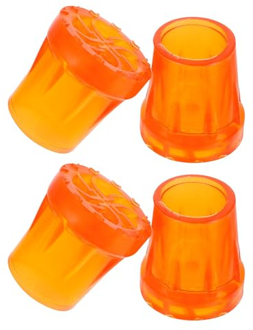 SOESFOUFU 4pcs Crutch Protectors Non-Slip Feet for All Hard Floors Flexible Stick Mat Accessories for Fragile Skin Protection and Stability