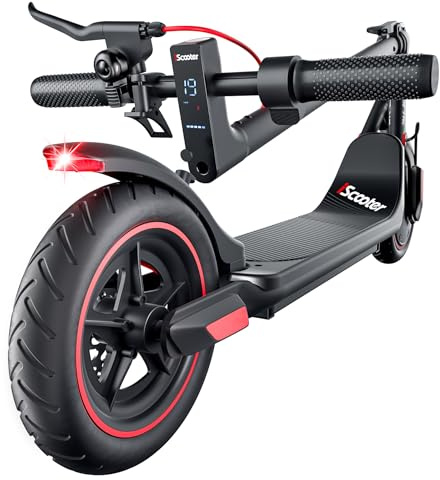 iScooter elscooter i8M, maximal räckvidd på 20 km, topphastighet på 25 km/h, 8,5-tums däck, dubbelt bromssystem, snabb el-sparkcykel för vuxna och tonåringar, levereras med smart app