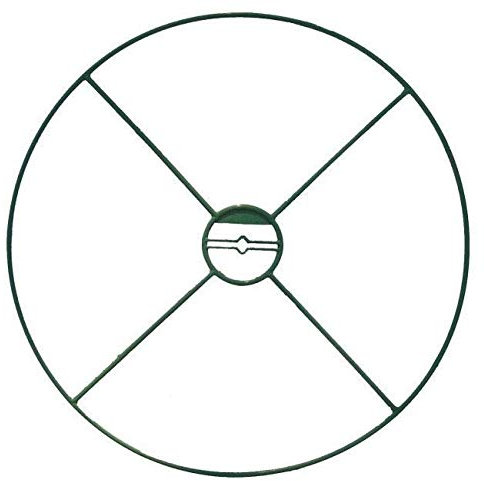 Gardening Naturally Green Plant Support Rings Pack Of 3 (40cm (16))
