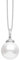 NANA KAY Fashion Pearl Halskette Silber Silber mit Zirkonia ST946