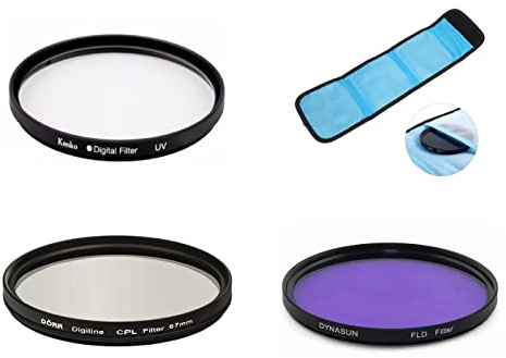 FZ9 62 mm 3-in-1 Kamera-Bundle UV-Filter CPL-Filter FLD-Filtertasche für Tamron 18-200 mm f/3.5-6.3 Di II VC Objektiv & Tamron 18-200 mm f/3.5-6.3 Di III VC Objektiv