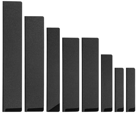 QUARKZMAN 8pz Custodia per Lametta di Coltelli in ABS, Protezione per Lametta Fodera in Velluto Custodia Universale per Coltelli da Cucina Domestici