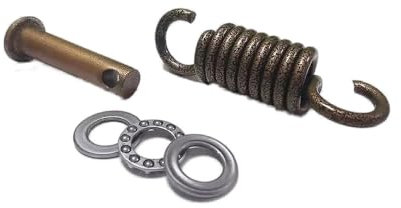 Kit da appendere per amache a dondolo a uovo, include molla, spina a perno, anello silenziatore, capacità 158 kg, adatto per sedie a uovo, altalene e altalene da portico