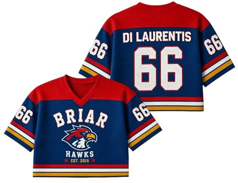Maillot De Hockey Grahams 44 Col V Sweatshirt Universitaire Uniforme de Hockey sur Glace Comfort Casual T-Shirt Manches Courtes Sport Training Clothing pour Les Fans Bleu Ciel XXL