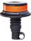 Ryme Automotive - Rotativo Flash LED Ámbar Homologado R65, Base Conexión DIN Universal para toma de Tractores, grúas o vehículos de transporte especial Señalización Advertencia