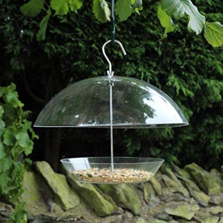 Garden Mile Vogelfutterstation zum Aufhängen, Kuppel, Vogelfutter, Samen, hängende Nüsse, Samen, Talgkuchen, Meisenknödel, Outdoor, Garten, Terrasse, perfekt für Garten, Wildvögel, Wildtierfutter