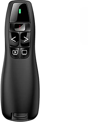 Qui Presentation Clicker Pointer, 328FT Wireless Presenter Remote PPT PowerPoint Clicker, 2.4GHz Presentation Pointer Slide Advancer for Mac, Laptop,