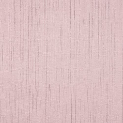 VEELIKE Papel Pintado Rosa Gris Vintage Papel Autoadhesivo Pared Rosado Tela de Hierba Vinilo Adhesivo Muebles Revestimiento Pared Decorativo Salon Dormitorio Baño Lavable Extraíble 40 cm × 300 cm