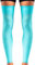 SLIMCELL PRO Kniestrümpfe lang Sport Anti UV Unisex - Kompressionsstrümpfe, abgestufte Kompressionssocken ohne Fuß, Kompression, Wadenkompression Herren und Damen - Made in Italy, Neonblau, M/L