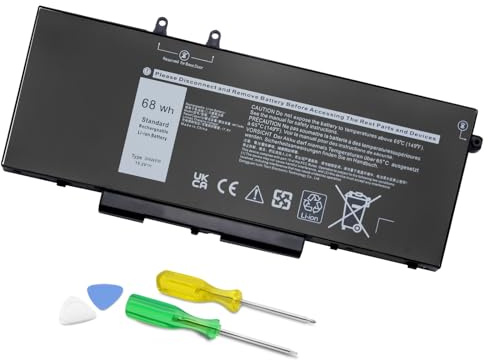 SEYGSTG 68Wh 3HWPP Batterie Compatible avec Dell Latitude 5401 5410 5411 5501 5510 5511 Precision 3541 3550 3551 Inspiron 17 7706 15 7500 7506 2-in-1 Black Edition 10X1J N2NLL 1VY7F 3PCVM 401D9