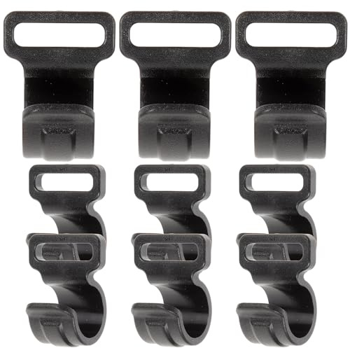 PACKOVE Kunststoff Zeltstangenhaken 10 Stück Windresistente Verbindungshaken für Camping Outdoor Picknick und Angeln Vielseitiges Zeltzubehör