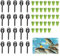 Angelhaken Set,Köder Ring,Karpfenangeln Angelzubehör für Angelhaken,Haken Boilies Schraube,Köder Schrauben,Angelhaken Stopper,Rostfrei Haken Boilies Schraube,Screw Köder Hakenstopper