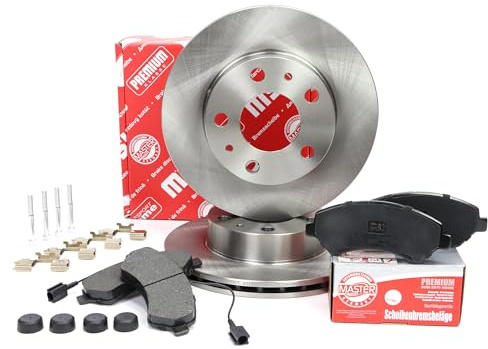 MASTER-SPORT Set Di Dischi Disco Freno Assale anteriore 300 ventilato - Pastiglia Freno Compatibilità con PEUGEOT BOXER Furgonato, FIAT Ducato Van 250, 290 Ducato Camion pianale/Telaio 250, 290