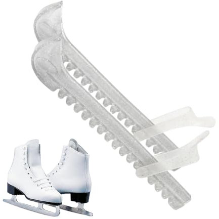 Paar Eiskunstlauf-Protektoren – 2 Stück Eiskunstlaufschutz, verstellbarer Schutz für Eisfiguren, rutschfeste Protektoren für Eishockey-Schlittschuhe