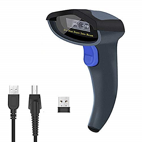 NETUM Wireless Bluetooth Barcode-Scanner Kabellos CCD Bar Code Reader für Android / IOS / Windows XP / 7 / 8 / CE , 32 bit Decoder, Deutsche Tastaturbelegung unterstützt