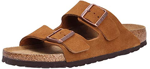 Birkenstock 1009527 Arizona SFB mink, Suede Leather Homme Mink EU 40
