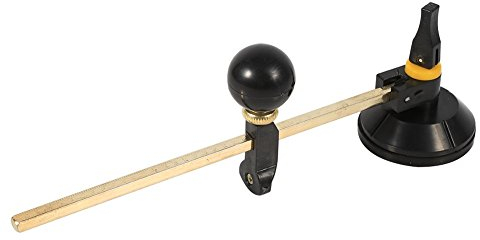 Zerodis Verstellbare Kompasse Typ Glas Circle Circular Cutter 15,7 Max. Rundem Durchmesser Liineparalle Einstellbare Glas Kreis Schneiden Saugnapfschneider 40cm Kreisdurchmesser