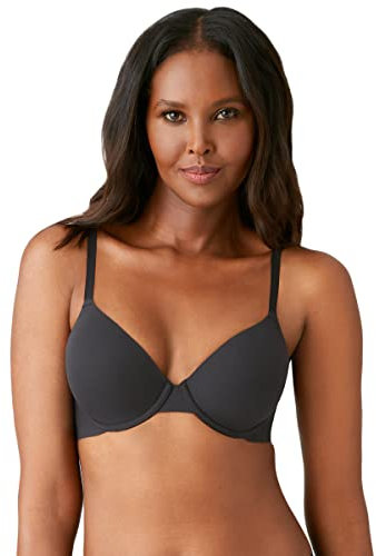 Wacoal Women's 853339 T-Shirt Bra, Opaque, Black, 36DD