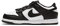 Nike Dunk Low (GS), Children's and Youth Sneakers, Black White, 34 EU