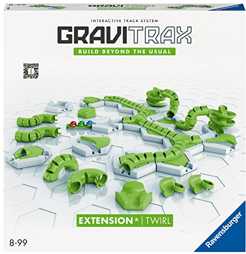 Ravensburger GraviTrax Extension Twirl 22435 - GraviTrax Erweiterung für Deine Kugelbahn - Murmelbahn und Konstruktionsspielzeug ab 8 Jahren, GraviTrax Zubehör kombinierbar mit Allen Produkten
