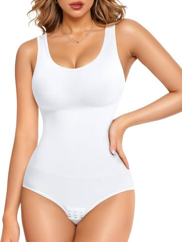 Gotoly Body Contenitivo Donna Shapewear Bodysuit Pancia Piatta Guaina Contenitiva Intimo Snellente Shaper Senza Cuciture