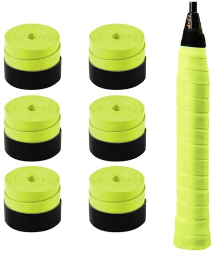 MEGAVOW 6 Pezzi Grip Racchetta Padel, Grip Racchetta Tennis, Nastro Racchetta Tennis Antiscivolo, Grip Racchetta Badminton Overgrip Padel per Racchetta da Tennis Badminton Squash