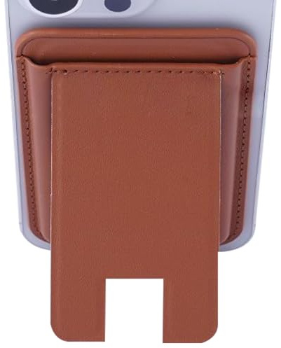 Portefeuille Support Téléphone,Support Magnétique en Cuir pour Cartes et Téléphone Portefeuille | Housse Portable pour Cartes de Crédit, Conçu pour les Femmes et les Hommes, les Étudiants, pour