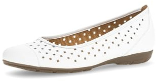 Gabor Ballerine classiche da donna, Bianco 21, 38.5 EU