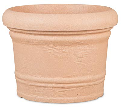 Scheurich Formia, Kunststoff, Terracotta, 40 cm Durchmesser, 30 cm hoch, 20,5 l Vol. Pflanzgefäß, Ø, Höhe, 064/40