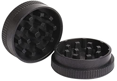 KinMokusei Pollen Grinder Crusher, macinaspezie manuale, mini macinino per erbe, erbe, spezie, erbe, caffè, nero