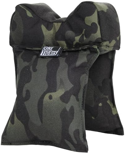 OneTigris Shooting Rest Bag, Pre-Filled Shooting Sand Bags Front & Rear Gun Range Bag Bench Window Rest Support Holder for Shooting, Hunting, Photography