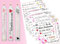 Sugeru® 6 X DIN A5 muttertagsgeschenk kerzenfolie(200+Muster), Kerzentattoo Wassertransferdruck | Wasserschiebefolie kerzen dekorieren | kerzenaufkleber mama mutter mütter geschenk,beste mama(Mama)