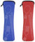 Vicloon Sac à Couverts, 2 Pièces Boite a Couvert Portable avec éclair, Sac de Rangement Couverts pour Voyage Camping école Déjeuner (Rouge et Bleu)