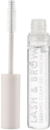 MUA Lash & Brow Clear Mascara Gel (Pack of 1) | Multi-Purpose Use for Eyelashes & Eyebrows, Brow Control & Enhances Lash Definition, Vegan & Cruelty Free