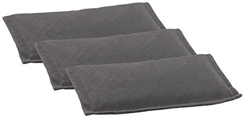 Lescars Entfeuchter Auto: Wiederverwendbare Luftentfeuchter, 500 g Silika-Gel, 3er-Set (Luftentfeuchter Mikrowelle, Auto Entfeuchter Mikrowelle, Granulat Regenerieren)