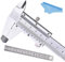 Vernier Caliper 150MM 6” Stainless Steel Nabance Micrometer Measuring Tool Vernier Caliper with 15cm Steel Ruler and Cleaning Cloth