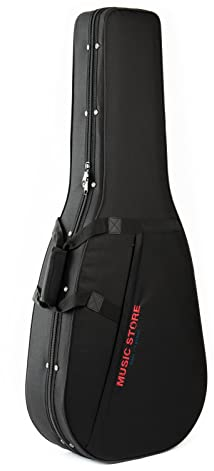 Fame Softcase Westerngitarre Koffer, Wetterfest, Leichtgewicht 1.8kg, Polsterung, Rucksackgarnitur, Inklusive Zubehörfach, Ideal für sicheren Transport und Aufbewahrung