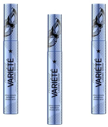 Eveline Cosmetics Variété Mascara Augen-Make-up Wasserdichte Wimperntusche für Volumen und Verlängerung