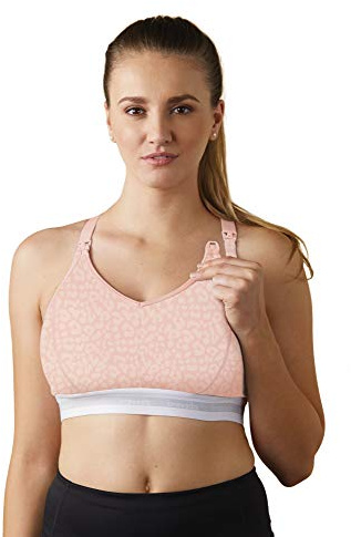 BRAVADO! DESIGNS Dam Original gravid- och amningssov-BH, bomullsmodal, rosa L