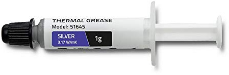 Qoltec Värmeledande pasta 3.17 W/m-K 1g Silver, 12 μm, 2,4 g/cm³, spruta, 51645