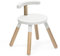Stokke MuTable Stuhl, White - 2023 Neugestaltung - Anpassbare Sitzhöhe & entfernbare Rückenlehne - Hergestellt aus Buchenholz - Von 1,5 bis 8 Jahren