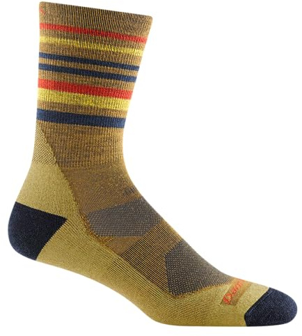 Darn Tough Men's Fastpack Micro Crew Lightweight with Cushion Hiking Sock (Style 5012) - Sandstone, Large, Sandstone, Large